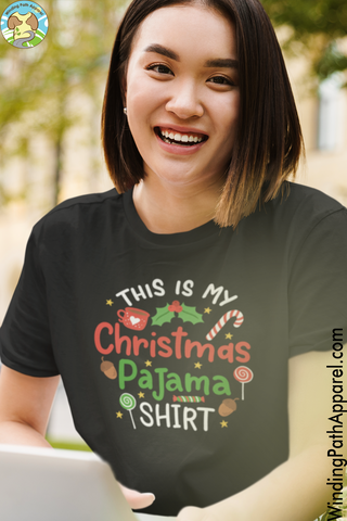 Christmas Pajama Youth Short Sleeve T-Shirt