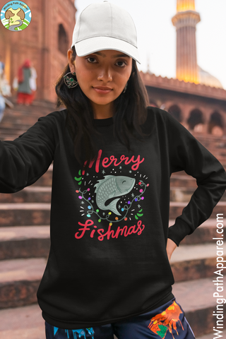 Merry Fishmas Unisex Sweatshirt