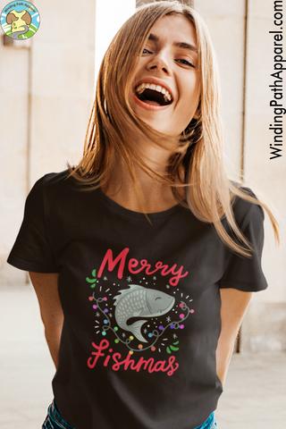 Merry Fishmas Youth Short Sleeve T-Shirt