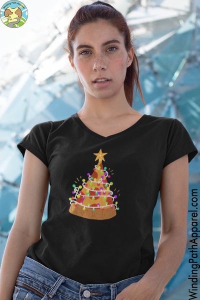 Christmas Unisex Short Sleeve V-Neck T-Shirt