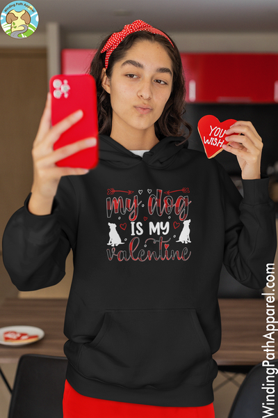 Dog is my Valentine Unisex hoodie