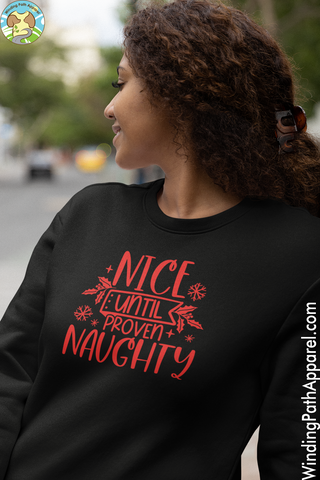 Naughty Unisex Sweatshirt