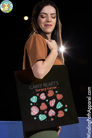 Candy Hearts Eco Tote Bag