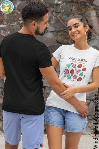 Candy Hearts Short-Sleeve Unisex T-Shirt