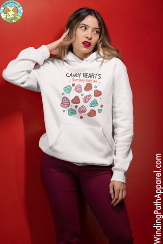 Candy Hearts Unisex hoodie