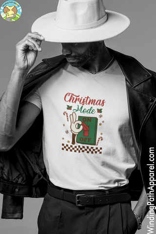 Christmas Mode Unisex Short Sleeve V-Neck T-Shirt