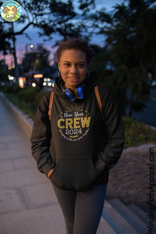 New Year Crew 2024 Unisex Hoodie