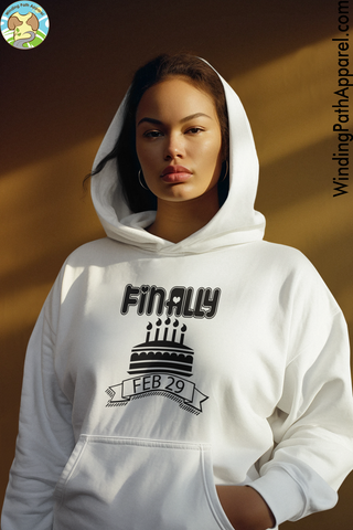 Finally Feb 29 Unisex hoodie