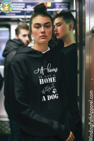 A House is Not a Home Without a Dog Youth heavy blend hoodie