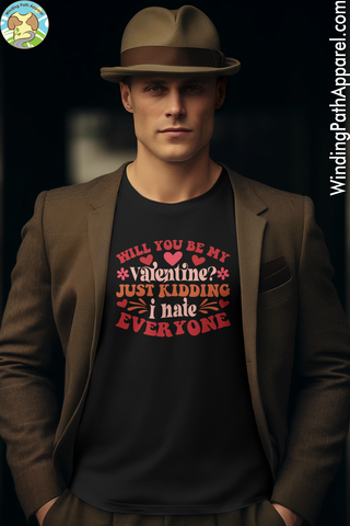 Will You Be My Valentine Unisex t-shirt