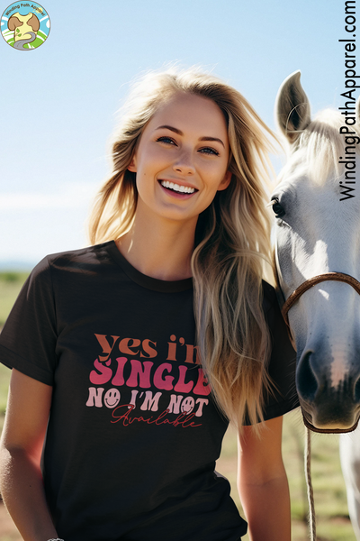 Yes I'm Single Unisex t-shirt