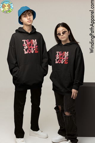 Team Self Love Youth heavy blend hoodie