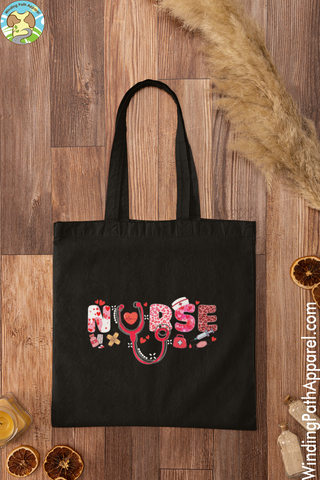 Nurse Valentine Eco Tote Bag