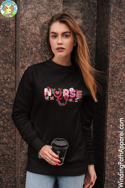 Nurse Valentine Unisex eco sweatshirt