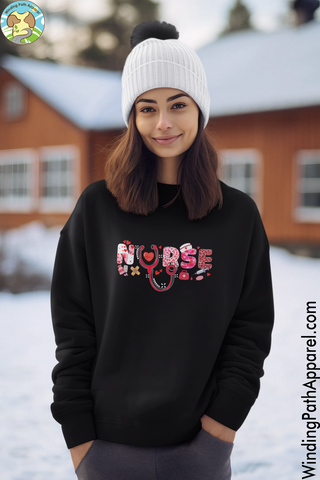 Nurse Valentine Unisex Sweatshirt