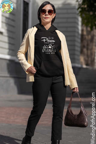 Be The Person Your Dog Thinks Youth heavy blend hoodie