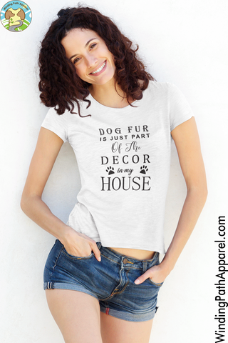 Dog Fur is Just Part of the Decor Short-Sleeve Unisex T-Shirt