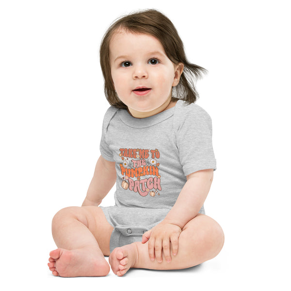 Take me to the Pumpkin Baby short sleeve one piece