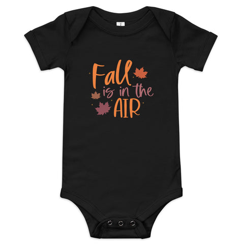Fall is in the Air Baby short sleeve one piece