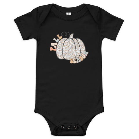 Fall Season Baby short sleeve one piece