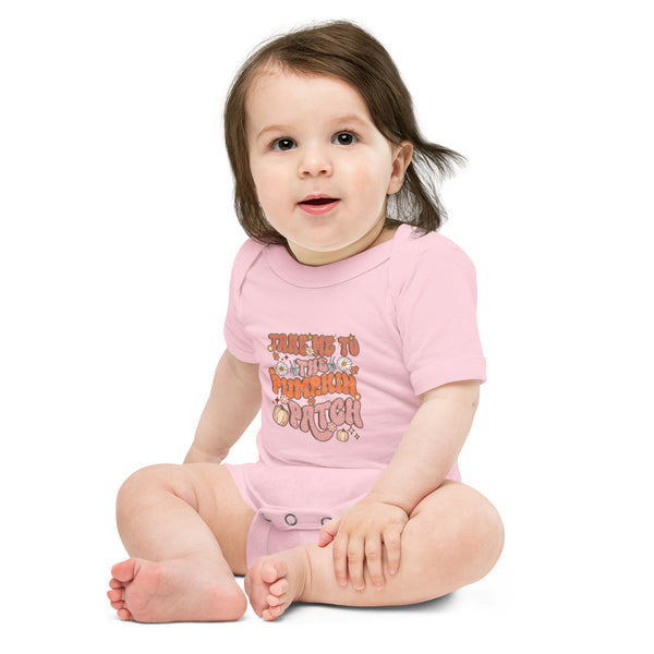Take me to the Pumpkin Baby short sleeve one piece