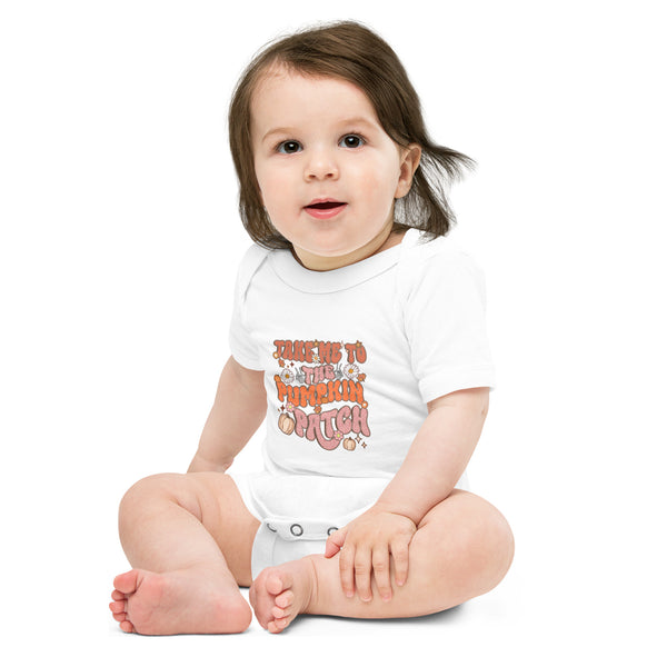 Take me to the Pumpkin Baby short sleeve one piece