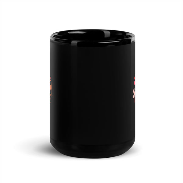 Love Stinks Black Glossy Mug