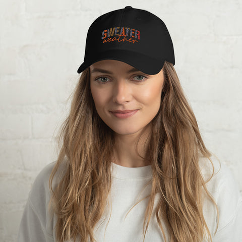 Sweater Weather Dad hat