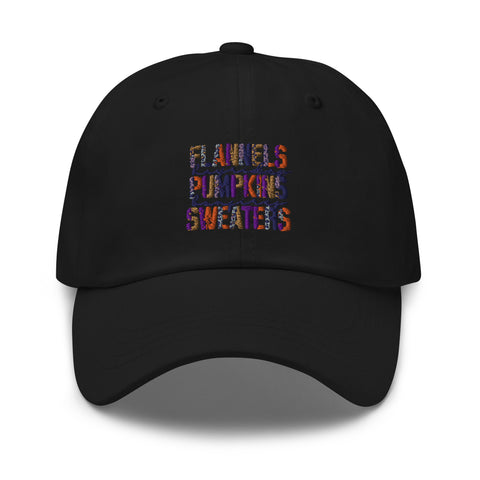 Flannels Pumpkins Dad hat