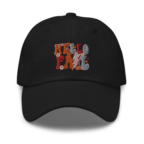 Hello Fall Dad hat