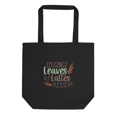 Leggings Leaves Eco Tote Bag