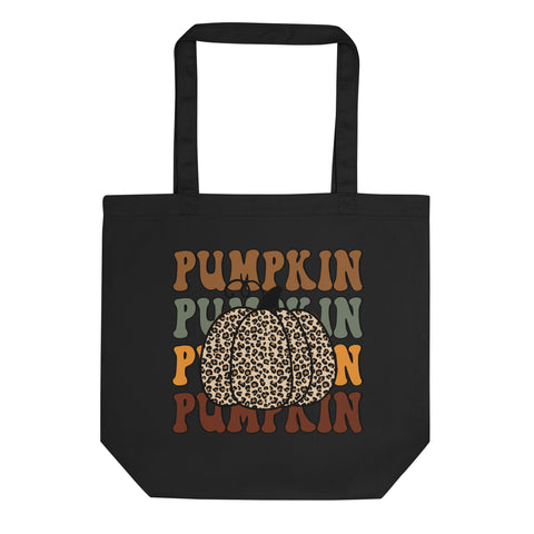 Pumpkin Leopard Eco Tote Bag