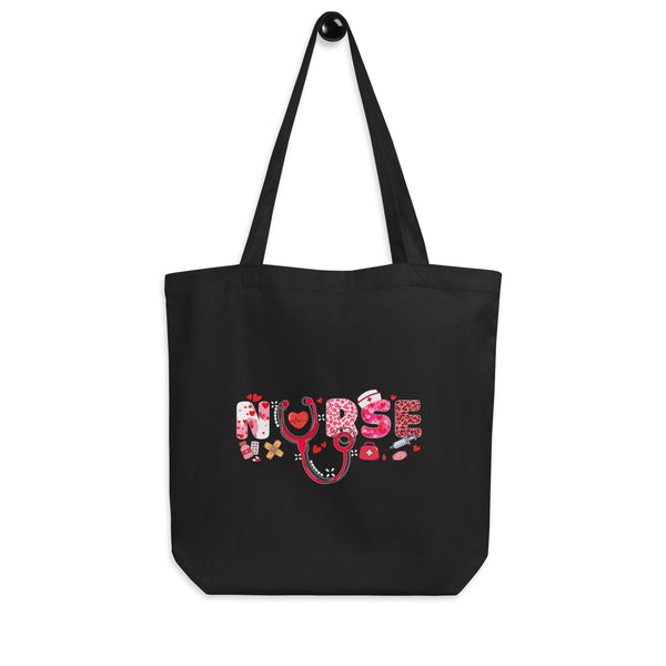 Nurse Valentine Eco Tote Bag