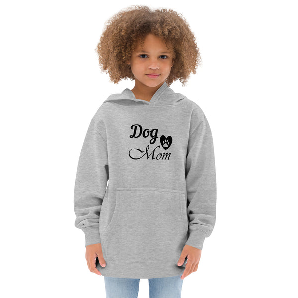 Dog Mom Kids fleece hoodie