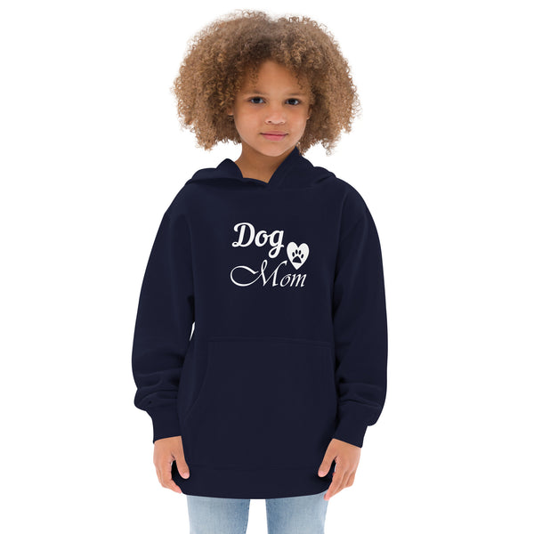 Dog Mom Kids fleece hoodie