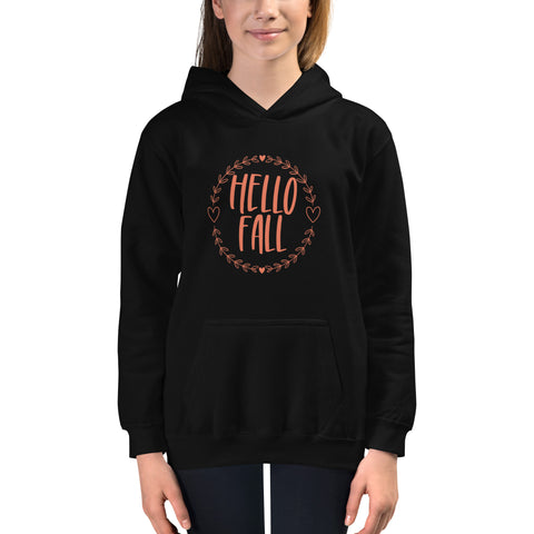 Hello Fall Kids Hoodie