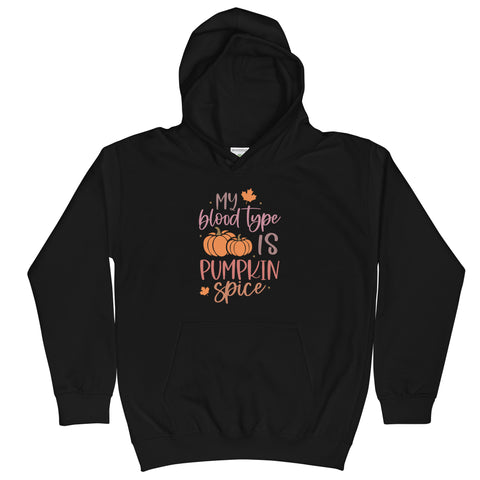 My Blood Type Kids Hoodie