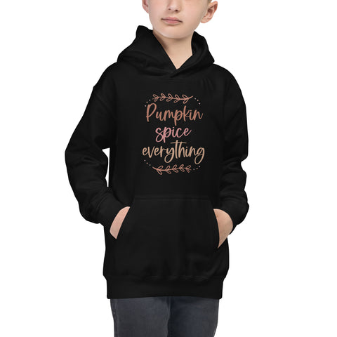 Pumpkin Spice Everything Kids Hoodie