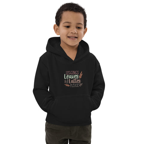 Leggings Leaves Kids Hoodie