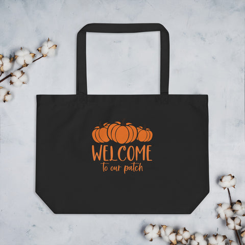 Welcome to our Patch Large organic tote bag