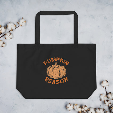 Pumpkin Season Large organic tote bag