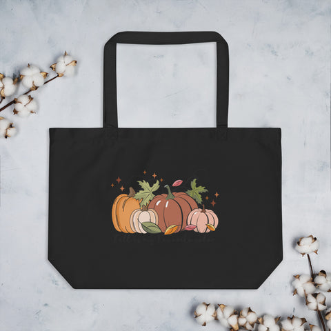 Fall is my Favorite Color Large organic tote bag