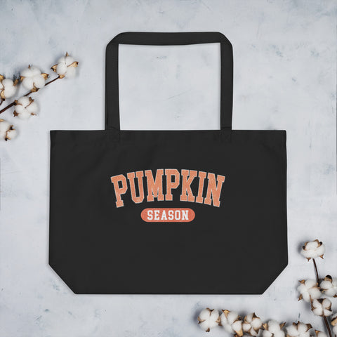 Pumpkin Season Large organic tote bag