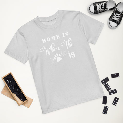 Home is Where The Paw is Organic cotton kids t-shirt