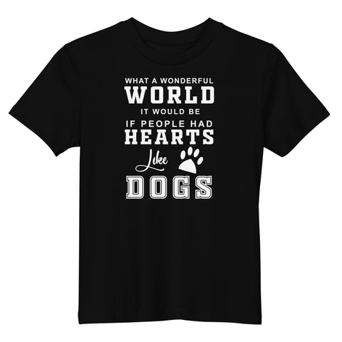 Hearts Like Dogs Organic cotton kids t-shirt