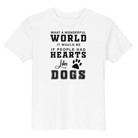 Hearts Like Dogs Organic cotton kids t-shirt