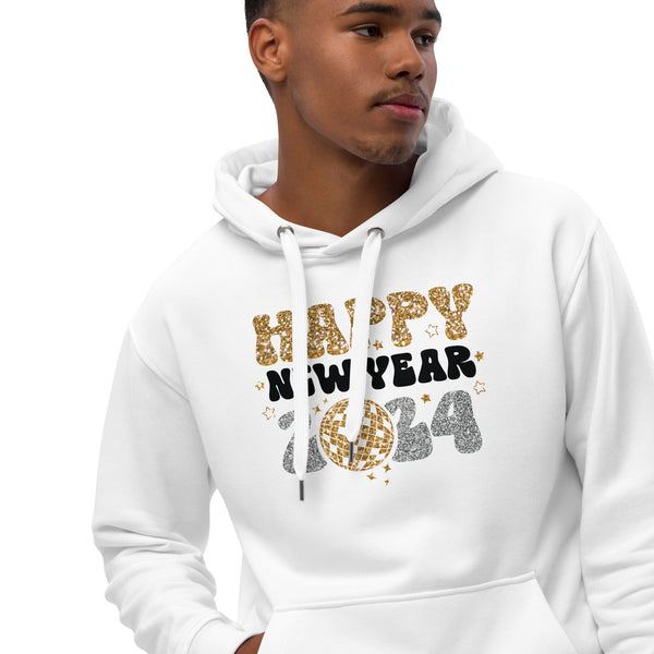 Happy New Year 2024 Premium eco hoodie