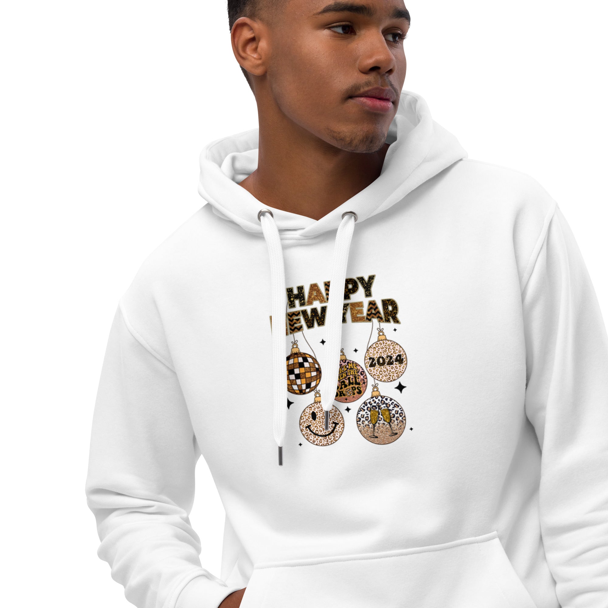 Happy New Year 2024 Premium eco hoodie