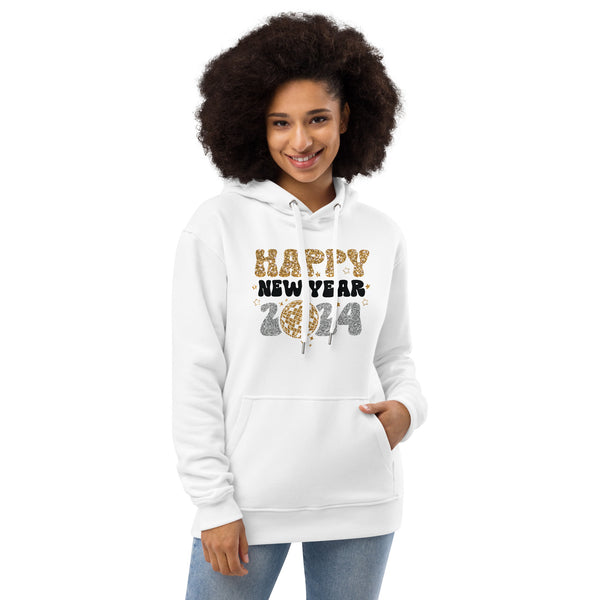 Happy New Year 2024 Premium eco hoodie