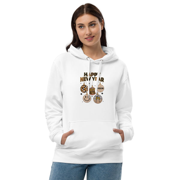 Happy New Year 2024 Premium eco hoodie